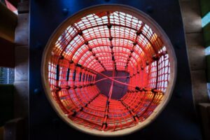 Spielplatz Projekt mit Spielgerät der Holzgestaltung Daniel Rieker in der Kinderklinik in Schwäbisch Hall